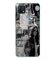 Oppo A15 / A15S Uyumlu Lana Del Rey Desenli Şeffaf Telefon Kılıfı