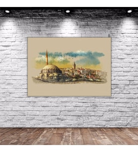 BK Home Valide Sultan Camii Kanvas Tablo-1