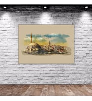BK Home Valide Sultan Camii Kanvas Tablo-1