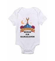 Hayırlı Ramazanlar Baskılı Bebek Body Zıbın