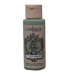 Cadence Style Matt Fabric Kumaş Boyası F-624 Adaçayı 