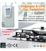 Doğalgaz Alarm Cihazı Gaz Dedektörü