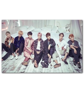 Cakatablo BTS Koreli Gençler Yatak Odası Konsepti MDF Tablo