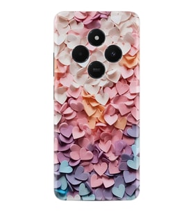Xiaomi 14C Kılıf Boutique Baskılı Resimli Renkli Kalpler Pcode -040