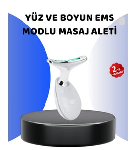 Yüz ve Boyun İçin LED Işık Terapili Bakım Cihazı
