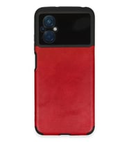 Newface Xiaomi Poco M5 Kılıf Loop Deri Silikon - Kırmızı