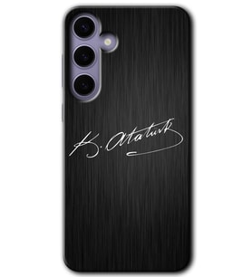 Galaxy S24 Plus Kılıf HD Desen Baskılı Kılıf - İmza Atatürk