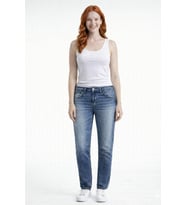 Kadın Slim Fit Mavi Denim Pantolon