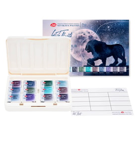 St. Petersburg White Nights Sulu Boya 12 Renk Granulation Set 19422005 
