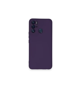 Tecno Pova Neo Kılıf Nano İçi Kadife Silikon - Mor