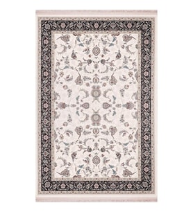 NEXUS HALI MAJESTİC 38833 BEYAZ KLASİK FİGÜRLÜ RETRO HALI 150X233 ÖLÇÜ (Çok Renkli)