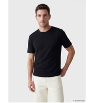 LCWAIKIKI Classic Siyah Regular Fit %100 Pamuk Erkek Tişört