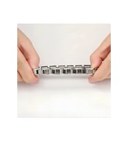 Kişiye Özel Isim Yazılı Italyan Charm 18cm Çelik Bileklik 18 cm gümüş renk bileklik