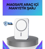 360° Döner Başlıklı Magsafe Araç Telefon Tutucu Hızlı Şarjlı