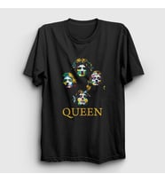 Presmono Unisex Siyah Colors Queen T-Shirt 101560tt