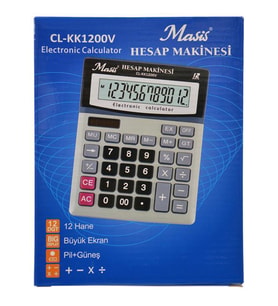 Masis CL-KK1200V 12 Hane Masaüstü Hesap Makinesi