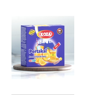 Koza Tek İçimlik Portakal Aromalı Toz İçecek 50'li