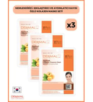 Dermal Nemlendirici, Sıkılaştırıcı Ve Aydınlatıcı Kayısı Özlü Kolajen Maske 23 gr 3 Adet