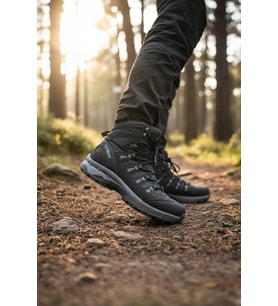 Enoch Erkek Siyah Su Geçirmez Outdoor Trekking ve Profesyonel Dağcı Botu