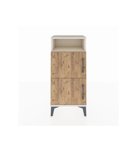 Arges Komodin Tek Raflı 2 Kapaklı 44x30x96 Aytaşı-Çam
