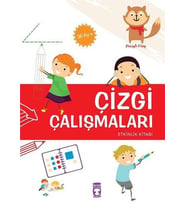 ÇİZGİ ÇALIŞMALARIM ETKİNLİK KİTABI ( 36 AY + ) - TİMAŞ ÇOCUK YAYINLARI