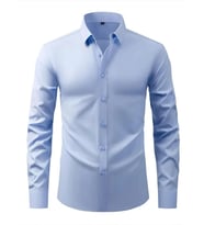 Erkek Slim Fitt Uzun Kol Gömlek 2290 BGL-ST04378 (Mavi)