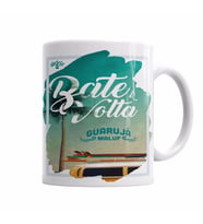 Surf Bate e Volta Guaruja Maluf Kupa Bardak Porselen