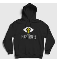 Presmono Unisex Siyah Logo V2 Little Nightmares Kapüşonlu Sweatshirt 160477tt