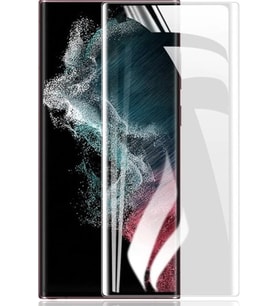 Logis Samsung Galaxy S23 Ultra Tam Kaplayan 5d Antistatik Ekran Koruyucu Cam (Şeffaf)
