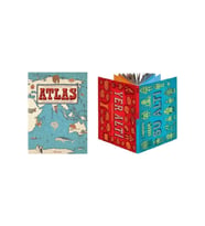 Atlas Kıtalar Denizler Kültürler Arası Yolculuk Rehberi + Yer Altı - Su Altı - Daniel Mizielinska