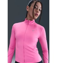 Nike Swift Dri-Fit Midlayer Womens Running Jacket Reflektörlü Fermuarlı Kadın Koşu Ceketi Pembe