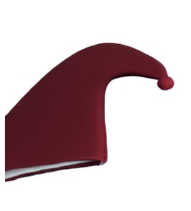 Yedi Cüceler Şapkası Ponponlu (Bordo)