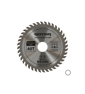 Daire Testere Bıçağı ROTOR 115*22,23 40T Ahşap kesme diski