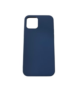 iPhone 12 ile Uyumlu Cappy Silikon Kılıf Lacivert