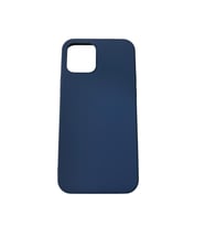 iPhone 12 ile Uyumlu Cappy Silikon Kılıf Lacivert