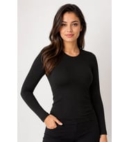Yıldız Premium Seri Kadın Pamuklu Likralı Uzun Kollu Body/Atlet/Sweatshirt