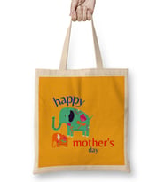 HAPPY Mothers Day 2021 Bez Çanta Uzun Saplı