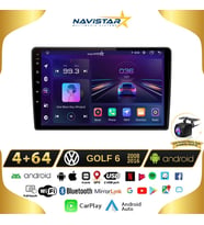 Volkswagen Golf 6 4GB + 64GB Android 13 Kablosuz Carplay 2008-2016 Navigasyon Multimedya Sistemi