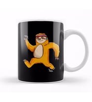 Funny Sloth Running & Sweating Headband Athlete Kupa Bardak Porselen