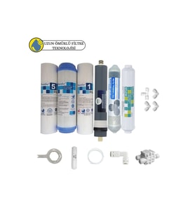 Purefer Açık kasa çift sedimentli Sertifikalı 6li Platinium mebran Şeffaf 4lü mineral