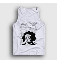 Presmono Unisex Beyaz Formulas Scientist Albert Einstein Atlet 333798tt