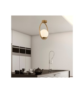 Modern Eskitme Boyalı Plafonyer, Mutfak ve Salon İçin Şık Aydınlatma