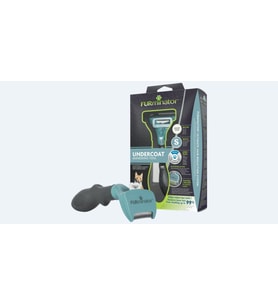 Furminator Kısa Tüylü Kedi Tarağı S T691738 (Turkuaz)