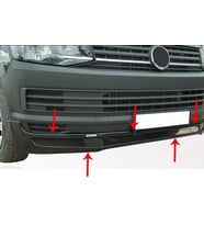Volkswagen Caravelle Uyumlu T6 Ön Tampon Altı Fiber 2015 Ve Sonrası