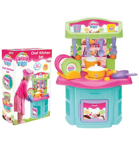 Dede Oyuncak Candy & Ken Şef Mutfak Seti 01505
