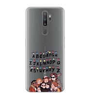 Oppo A5 2020 / A9 2020 Uyumlu Stranger Things Desenli Şeffaf Telefon Kılıfı