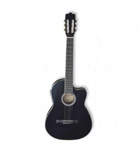 ashton CG44CEQ BK Elektro klasik gitar