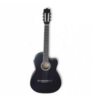 ashton CG44CEQ BK Elektro klasik gitar