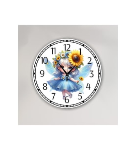 bilge Tasarım Çocuk Odası Duvar Saati 30 x 30 CM (Karışık)