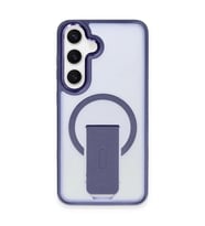 Samsung Galaxy S24 Tork Magsafe Standlı Kapak - Lacivert